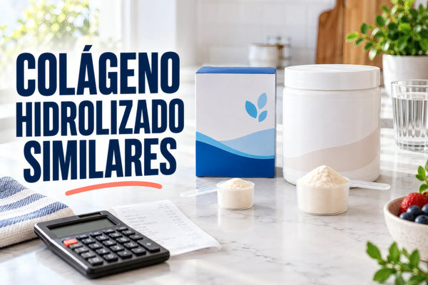Comparación de colágeno hidrolizado de farmacia y Adanova.